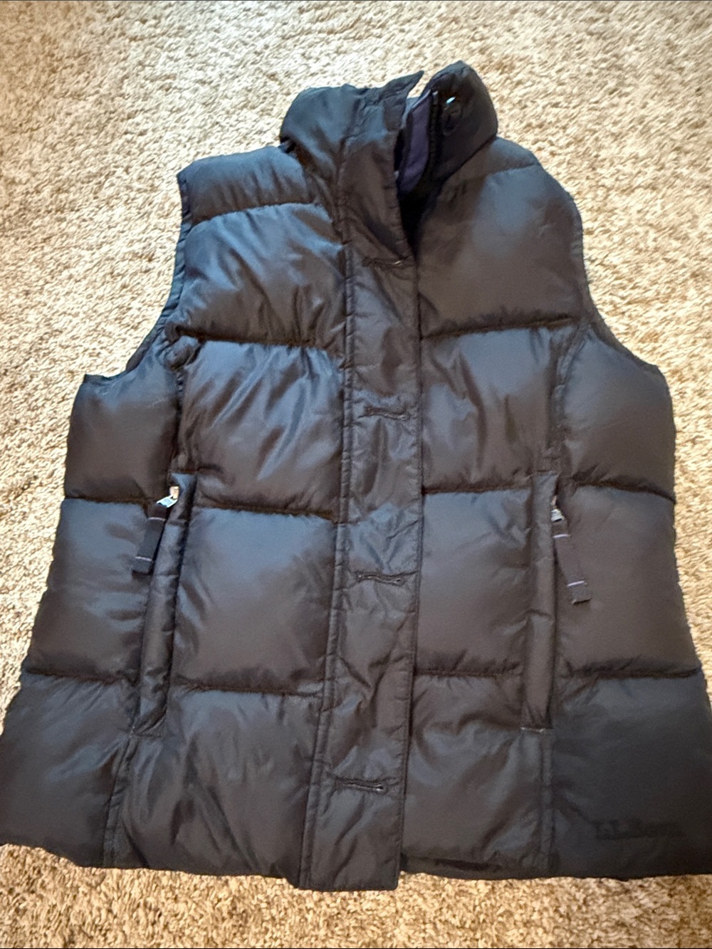 L.L. Bean Black Quilted Puffer Vest